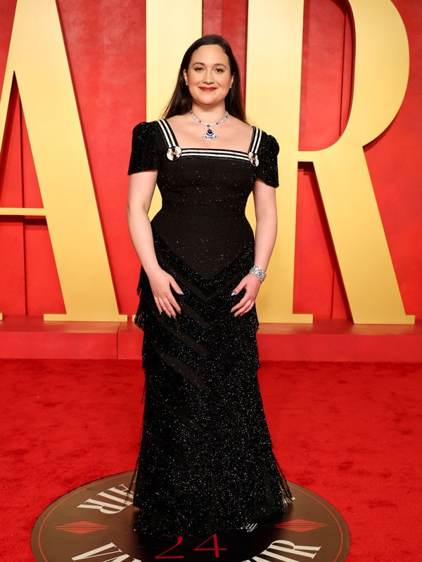 Lily Gladstone in Bulgari Jewelry